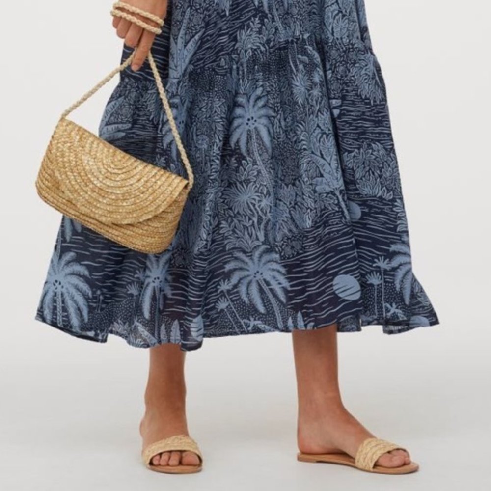 Desmond & Dempsey x H&M Cotton-blend Maxi Dress
